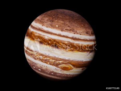 Bild på planet Jupiter isolated on black background